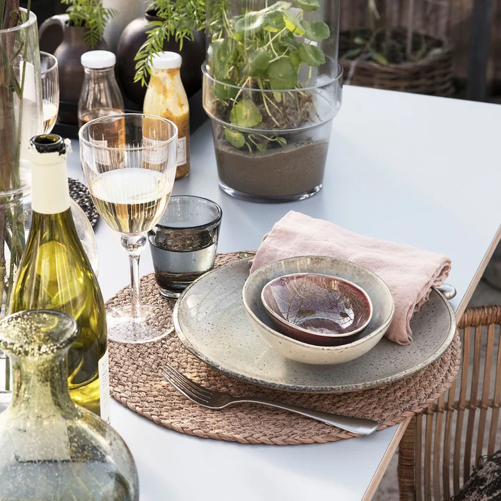 Lake Bowls and plates from Doctor House