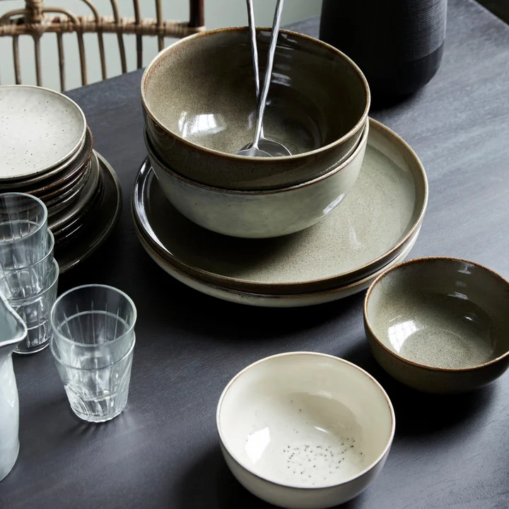 Lake Bowls and plates from Doctor House