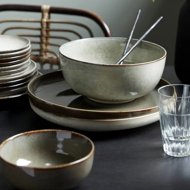 Lake Earthenware plates and bowls by Doctor House