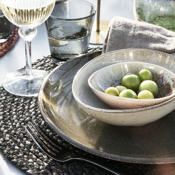 Lake Earthenware plate from House Doctor in color green