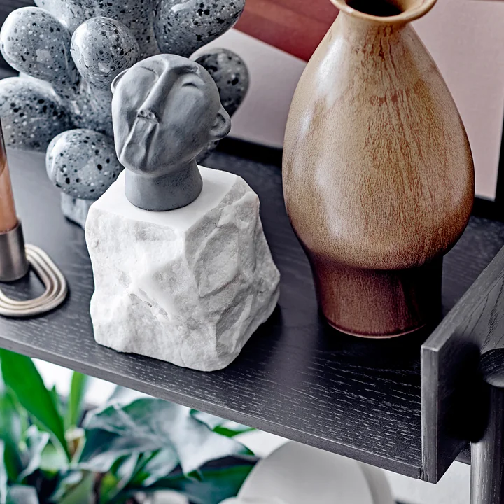 Vesla Decorative figure, H 8,5 cm from Bloomingville in black