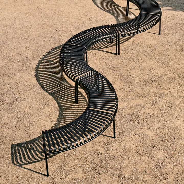 Palissade Park Bench from HAY in the color anthracite