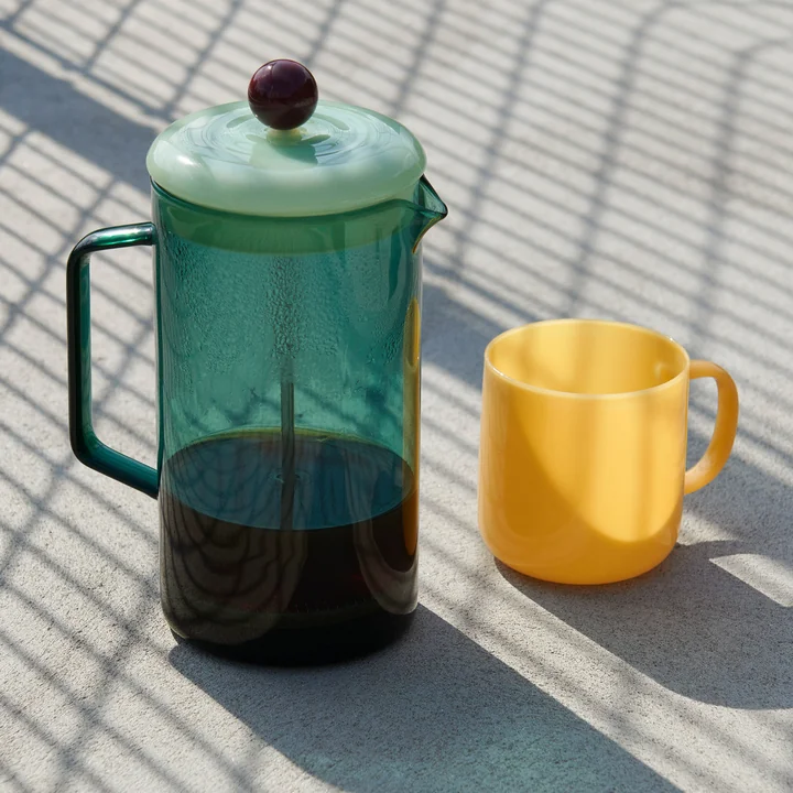 Borosilicate cup 0,3 by HAY in color jade yellow