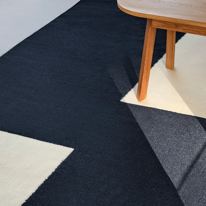 Ethan Cook Flat Works Carpet from HAY in color blue offset