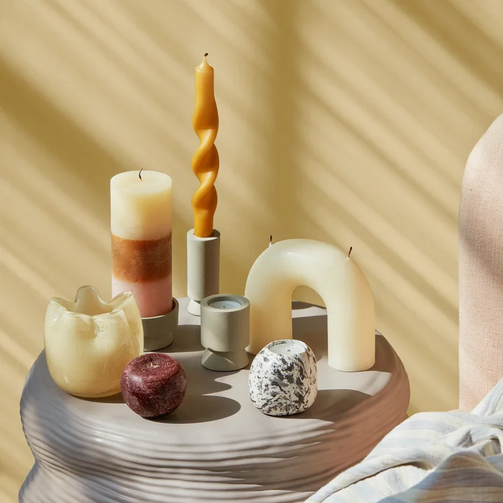 Bend candle from Broste Copenhagen