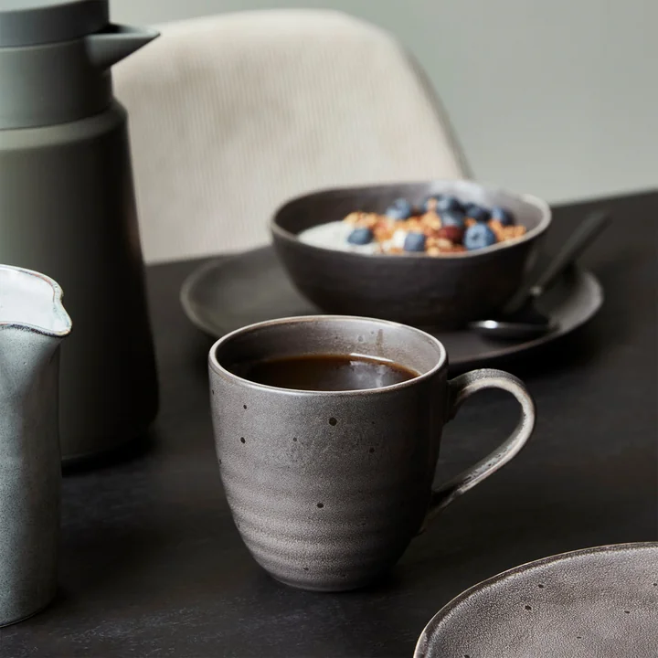 Rustic Cup from House Doctor in dark grey