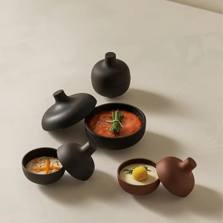 Sand Secrets Bowl with lid from Design House Stockholm