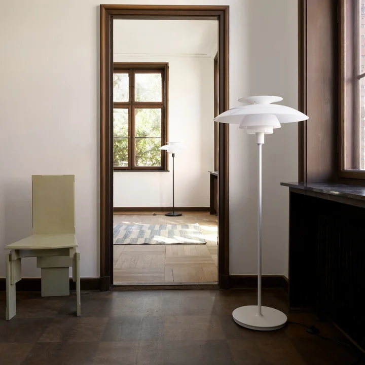PH 80 Floor lamp in white from Louis Poulsen