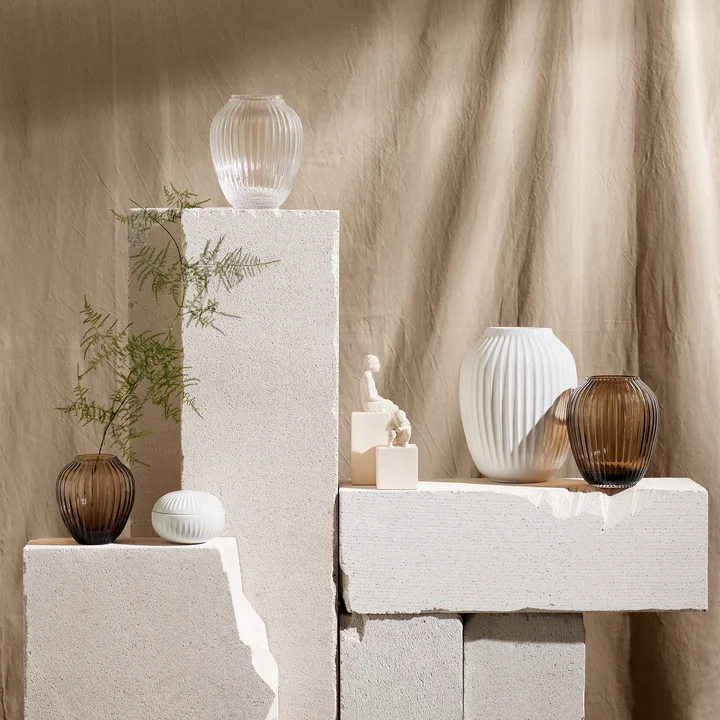 Hammershøi Glass vase from Kähler Design