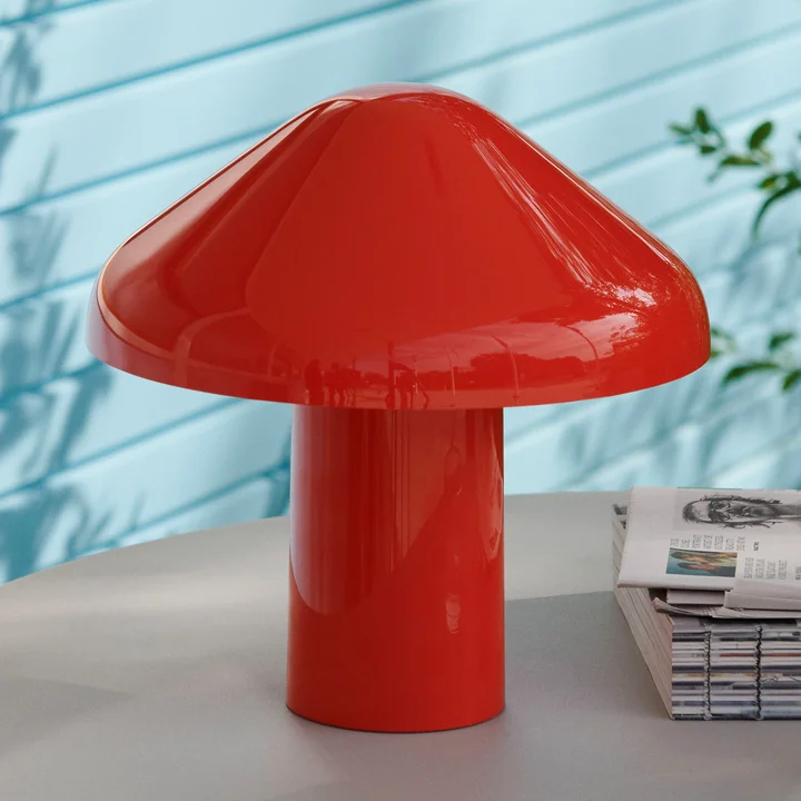 Pao Battery lamp, red from HAY