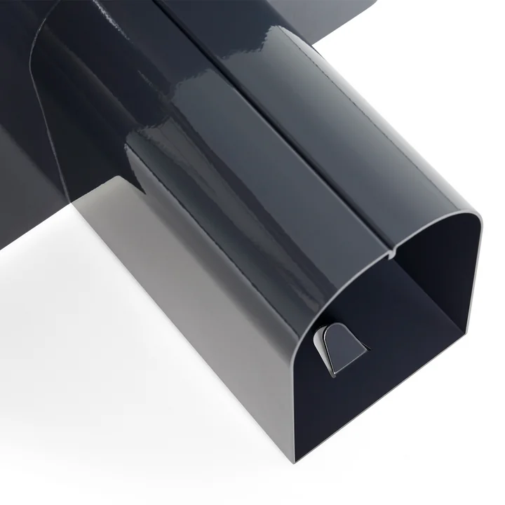 Korpus Wall shelf with coat hook, S, midnight blue by HAY