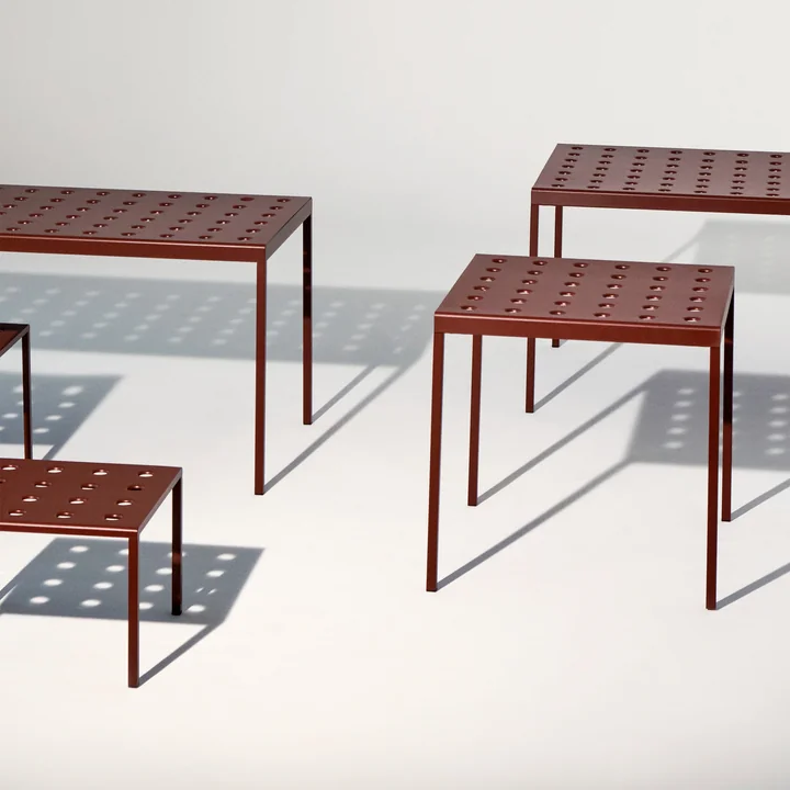 Tables from the Balcony collection of HAY