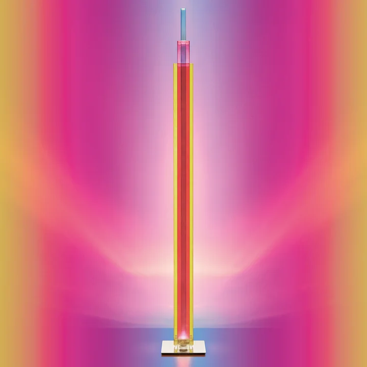 Uptown LED floor lamp from Foscarini in yellow / red / blue