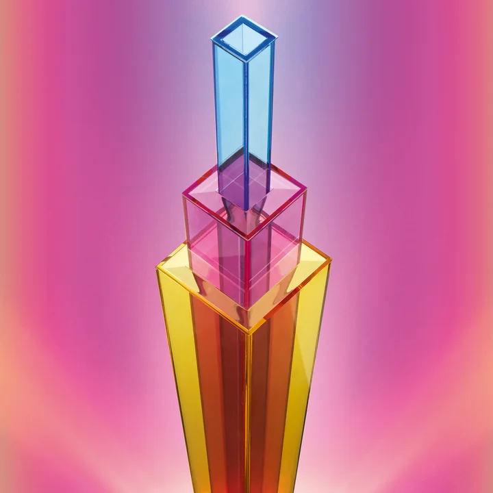 Uptown LED floor lamp from Foscarini in yellow / red / blue