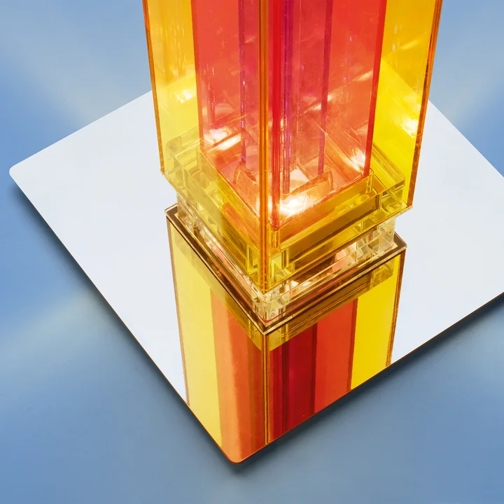 Uptown LED floor lamp from Foscarini in yellow / red / blue