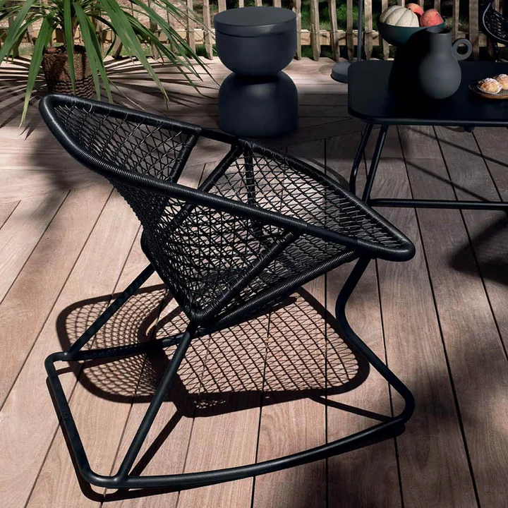 Sixties rocking chair, licorice of Fermob