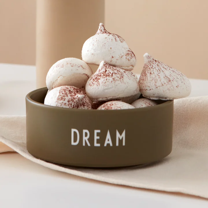 Snack Bowl Dream in olive green from Design Letters