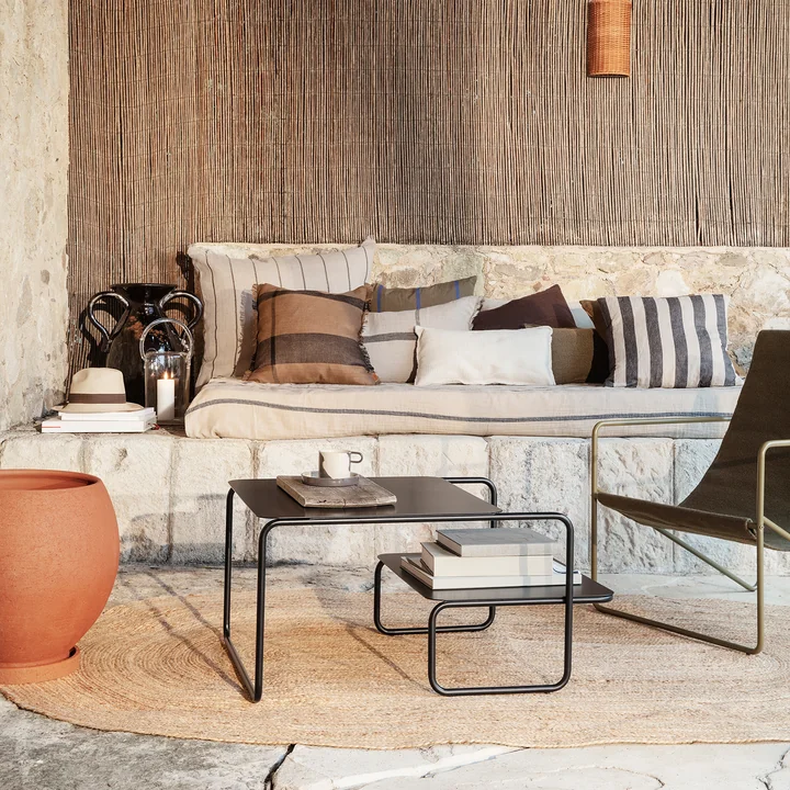 Level Coffee table and Ando pot from Ferm Living
