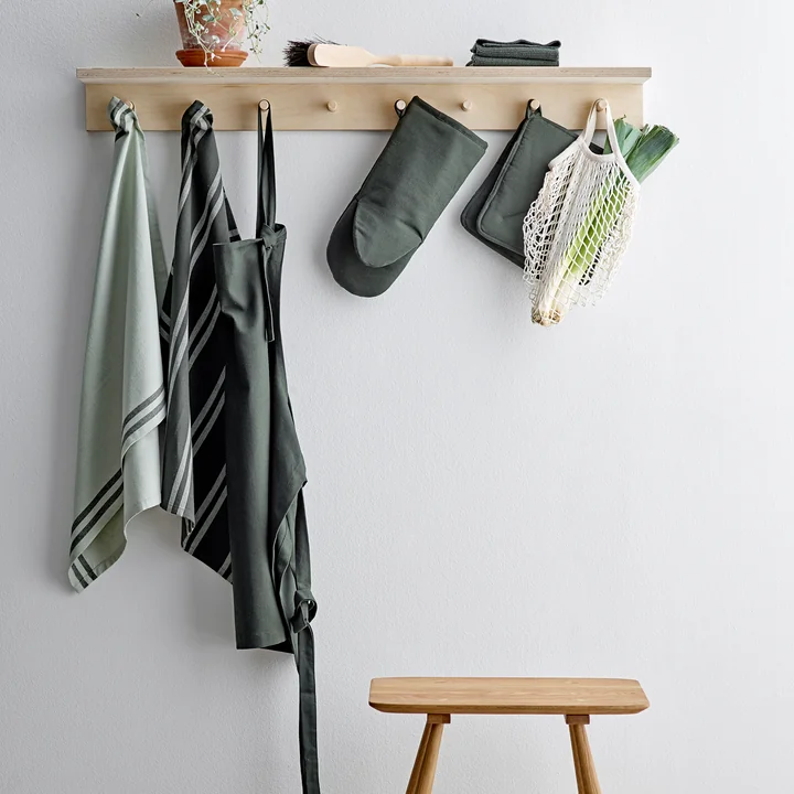 Soft Tools Tea towel, 50 x 70 cm, forest green (set of 2) from Södahl