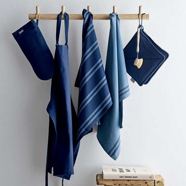 Soft Tools Tea towel, 50 x 70 cm, indigo (set of 2) from Södahl