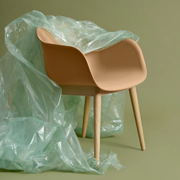Fiber Chair Wood Base from Muuto