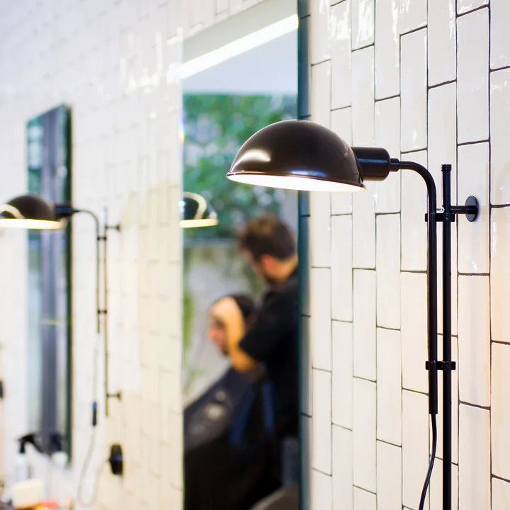 Funiculí Wall lamp, black from marset