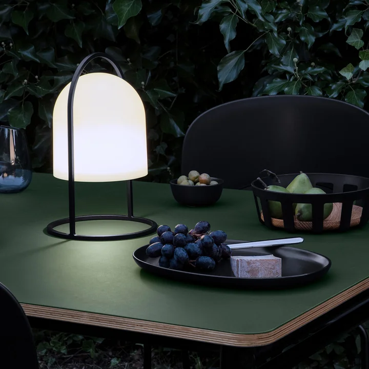 Lantern Solar lamp from Eva Solo in the colors black / white
