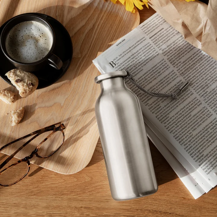 To Go Thermos bottle from Eva Solo in color stainless steel