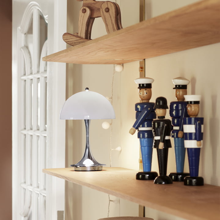 Panthella Portable Rechargeable LED table lamp from Louis Poulsen