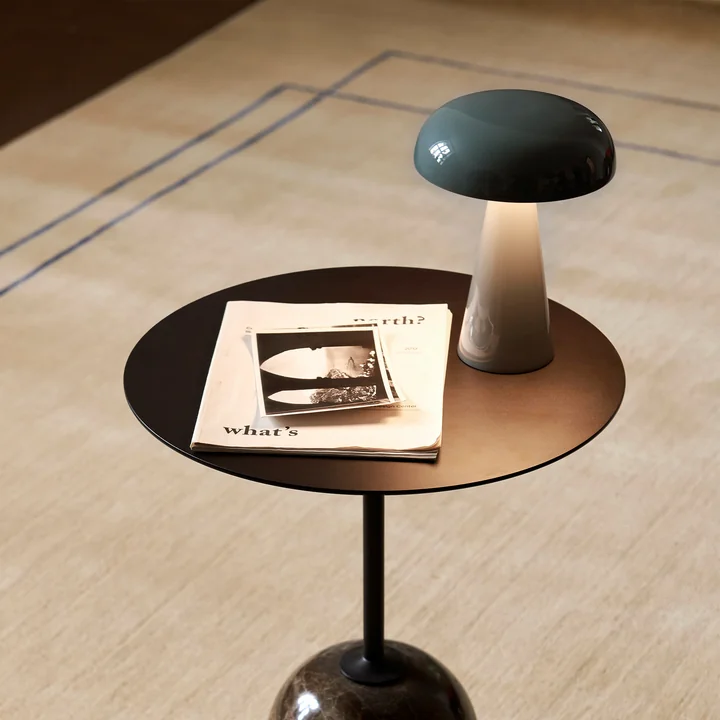 Como SC53 Battery-powered light, stone blue from & Tradition