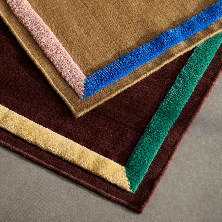 Framed AP carpet runner, plum and sisal from & Tradition