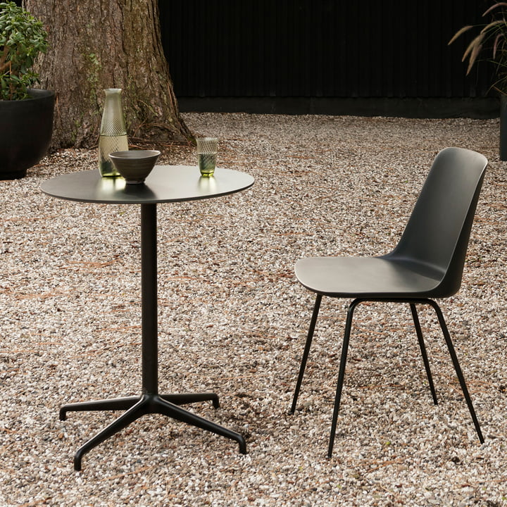 Rely ATD5 Outdoor Table, Ø 65 cm, black from & Tradition