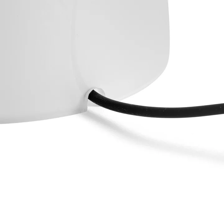 Pao glass table lamp from HAY in the color white