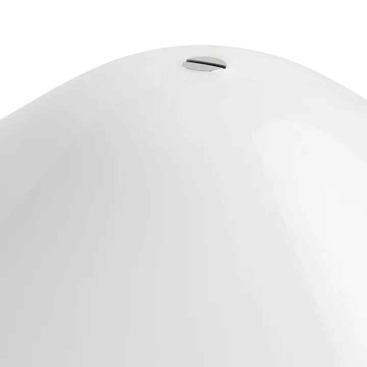 Pao glass table lamp from HAY in the color white