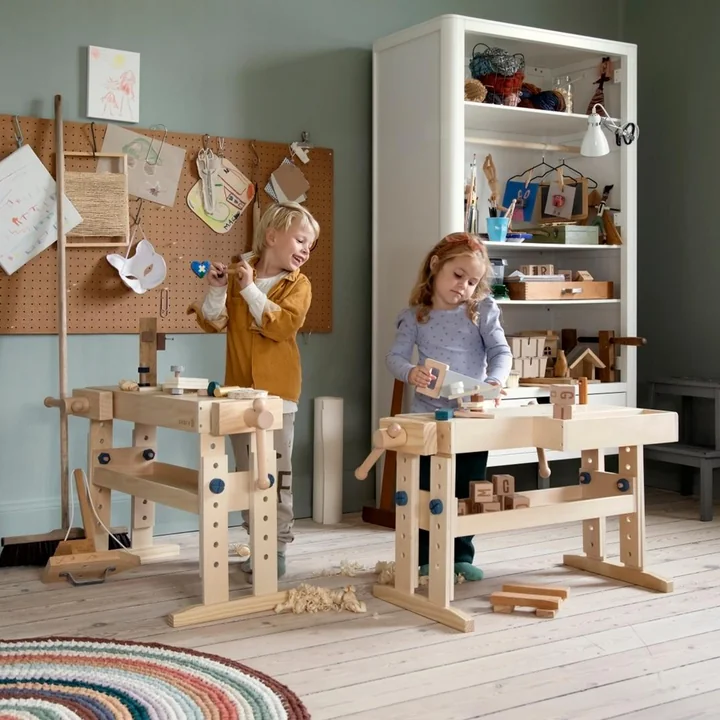 Toy workbench from Sebra