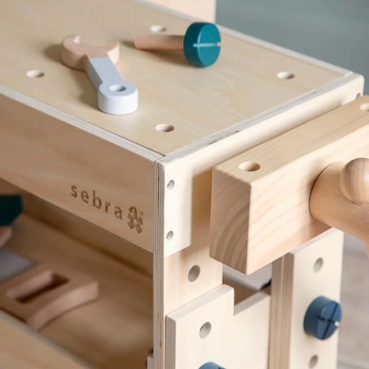 Toy workbench from Sebra