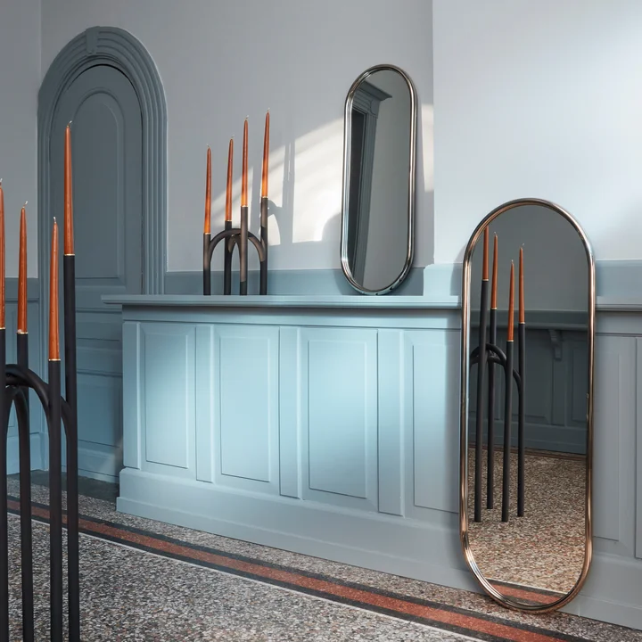 Angui Wall mirror oval from AYTM