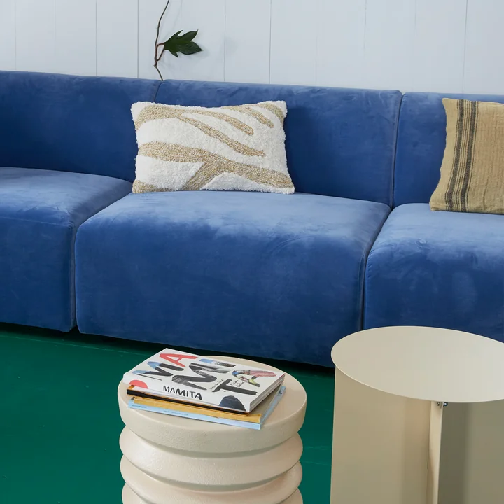 Fluffy Cushion from HKliving in the color white / beige