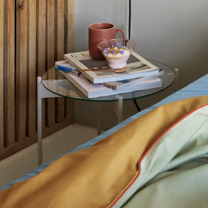 Beam Side table from Hübsch Interior in the color sand