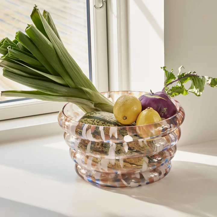 Blaze Bowl from Hübsch Interior in the design colorful