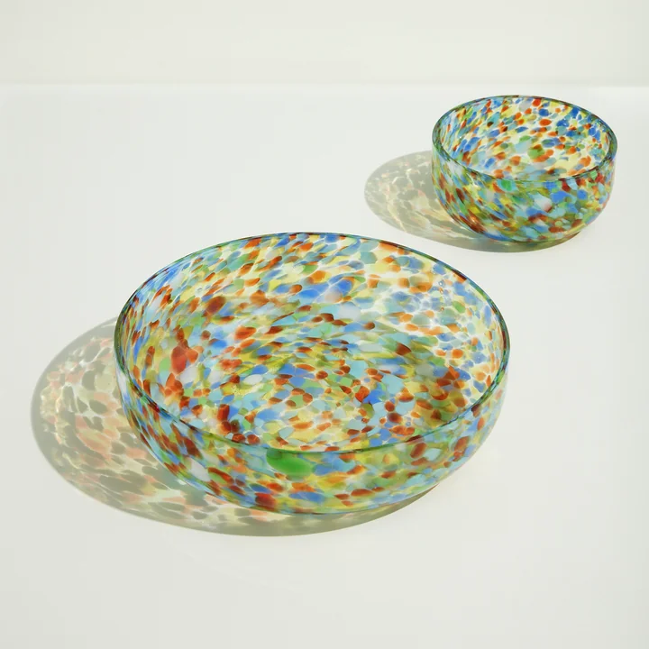 Confetti Bowl from Hübsch Interior in the design colorful