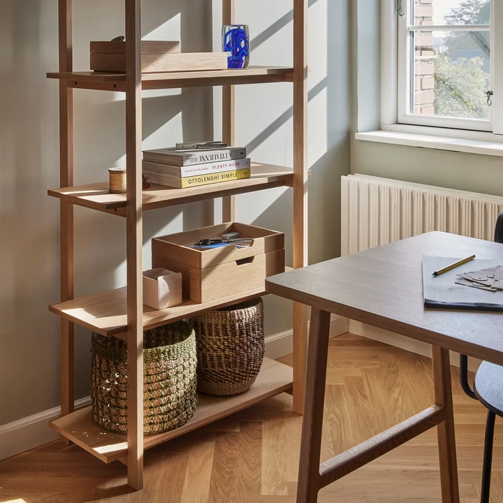 Epoch shelf from Hübsch Interior in the finish oak