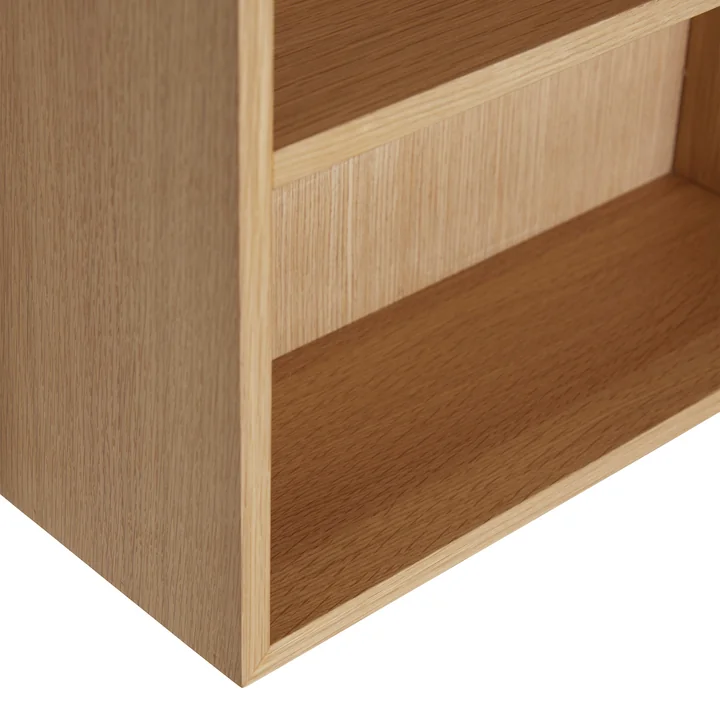 Kappu Wall shelf from Hübsch Interior in natural oak finish