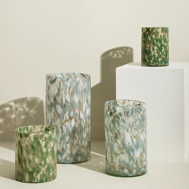 Libra and Luce vases from Hübsch Interior
