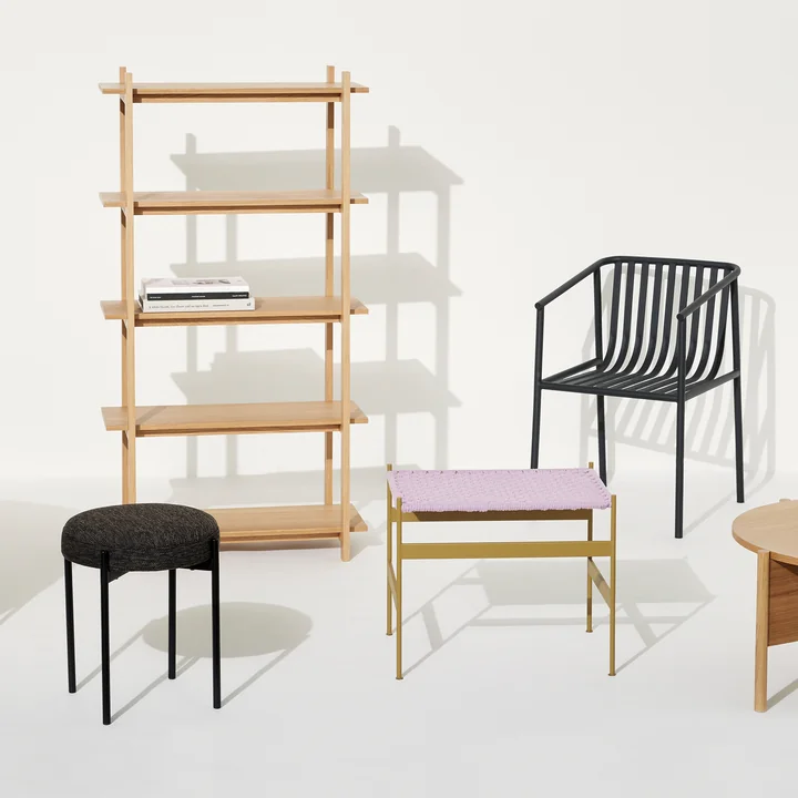 Silo stool from Hübsch Interior in color black