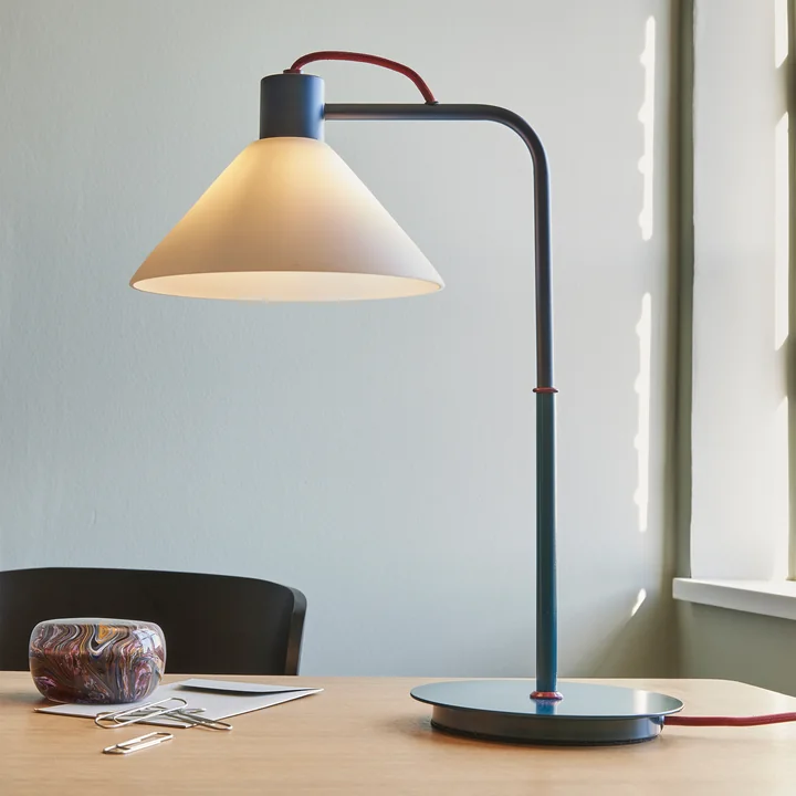 Spot Table lamp from Hübsch Interior in the color petrol