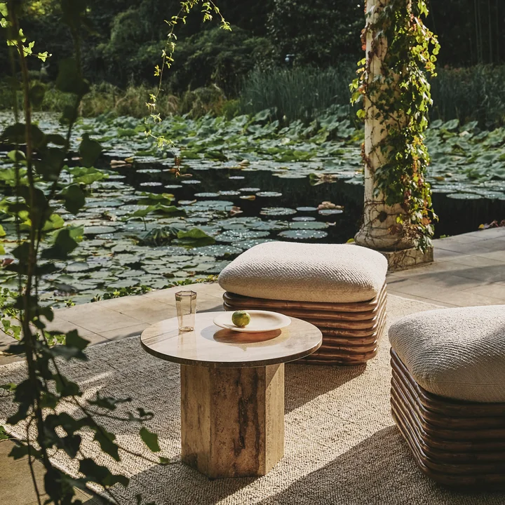 Bohemian 72 Outdoor Ottoman from Gubi