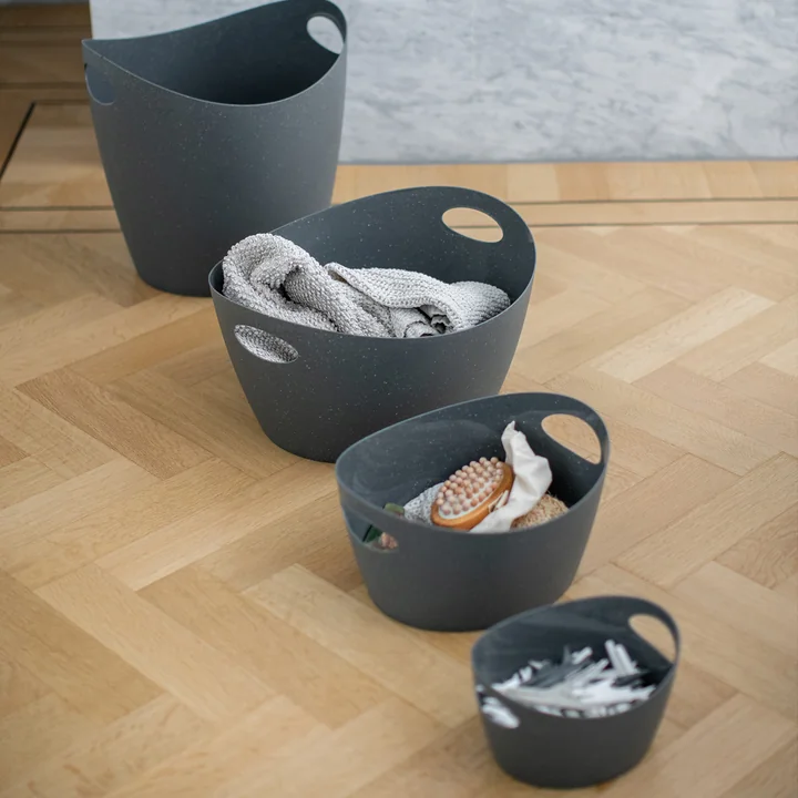 Bottichelli, ash grey from Koziol