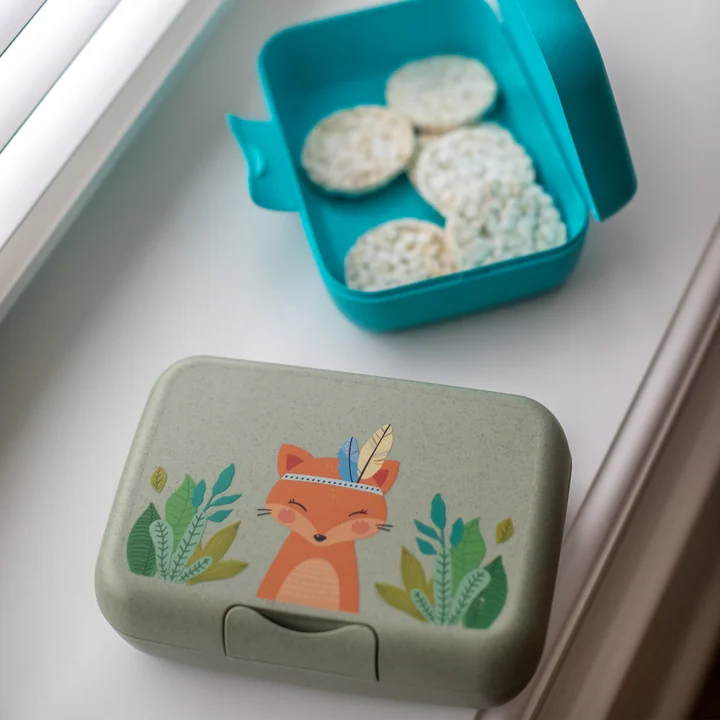 Candy L Kids Lunch Box Harry, organic green by Koziol