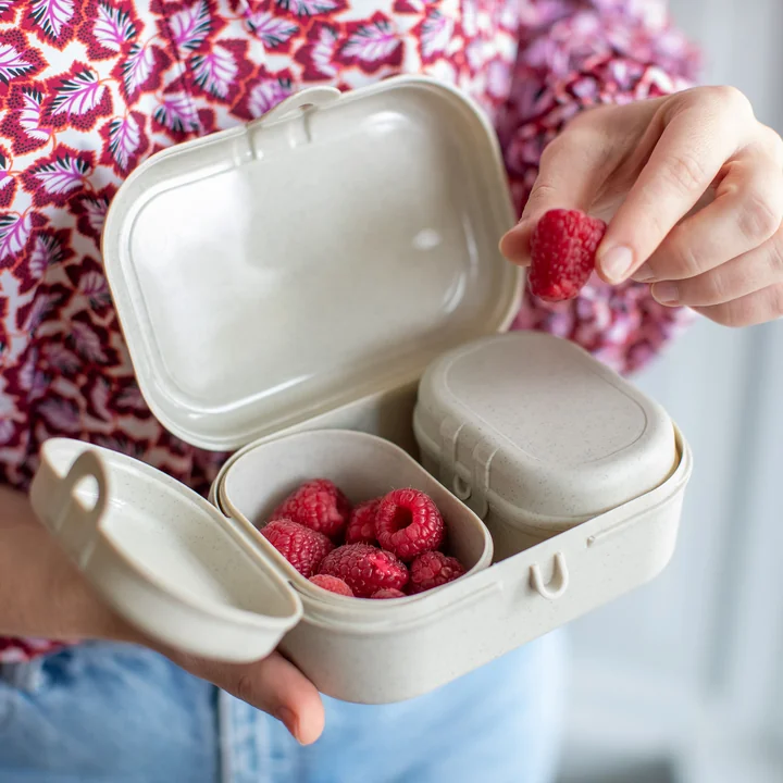 Pascal Ready Mini Lunchbox Set, nature desert sand by Koziol